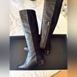 Karen Millen Black Over the Knee Boots